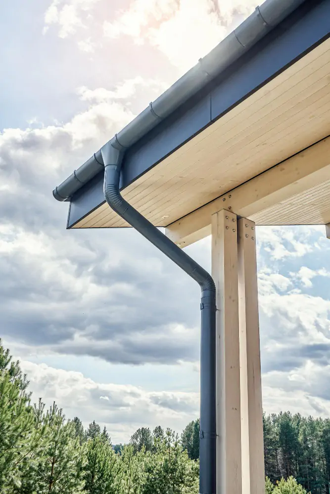 New gutter and downspout install evergreen co