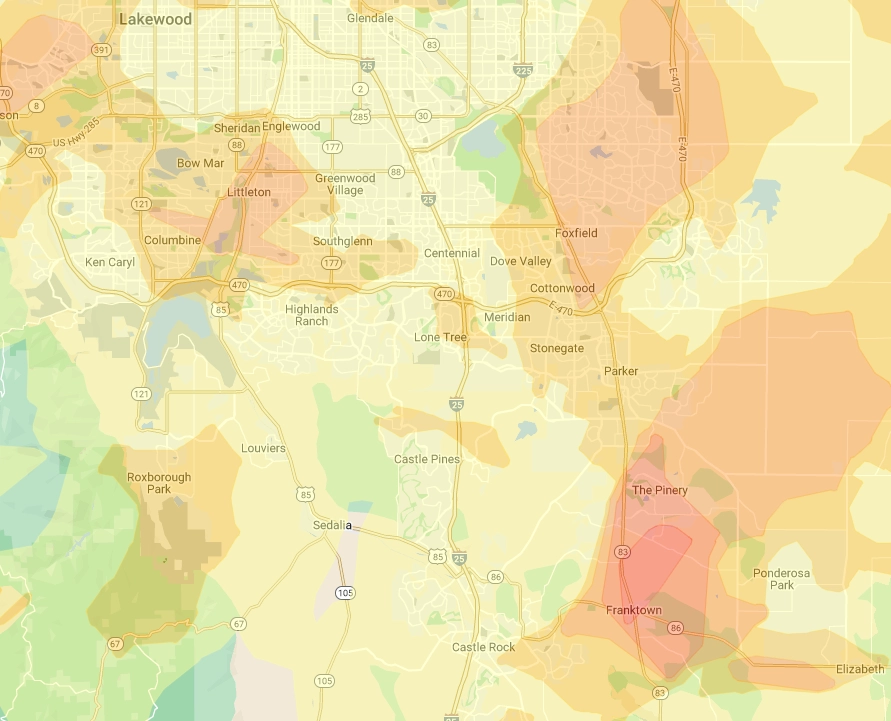South Denver Hail Impact Report for roofing